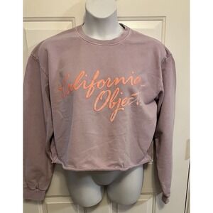 California Objects Size XL Long Sleeve Purple Sweatshirt Men's Women's‎ Unisex
